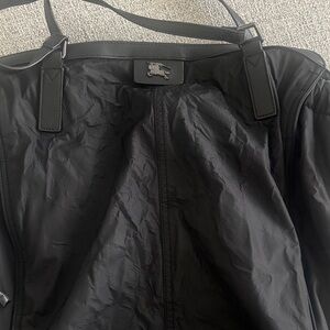 Black Burberry Buckleigh Tote Bag